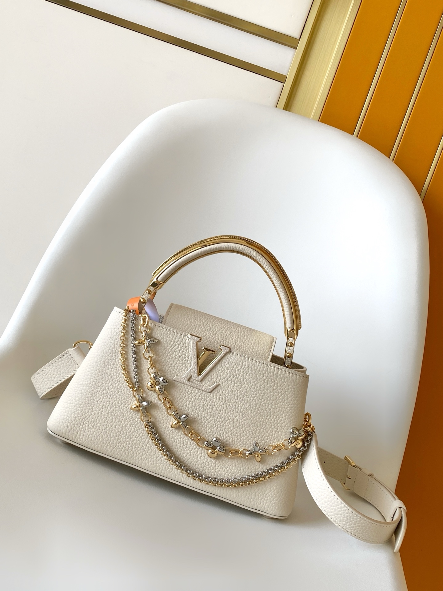 Louis Vuitton LV All In BB Handbag Monogram Eden Model M29067 Silver Hardware Fashion Statement Luxury Accessory